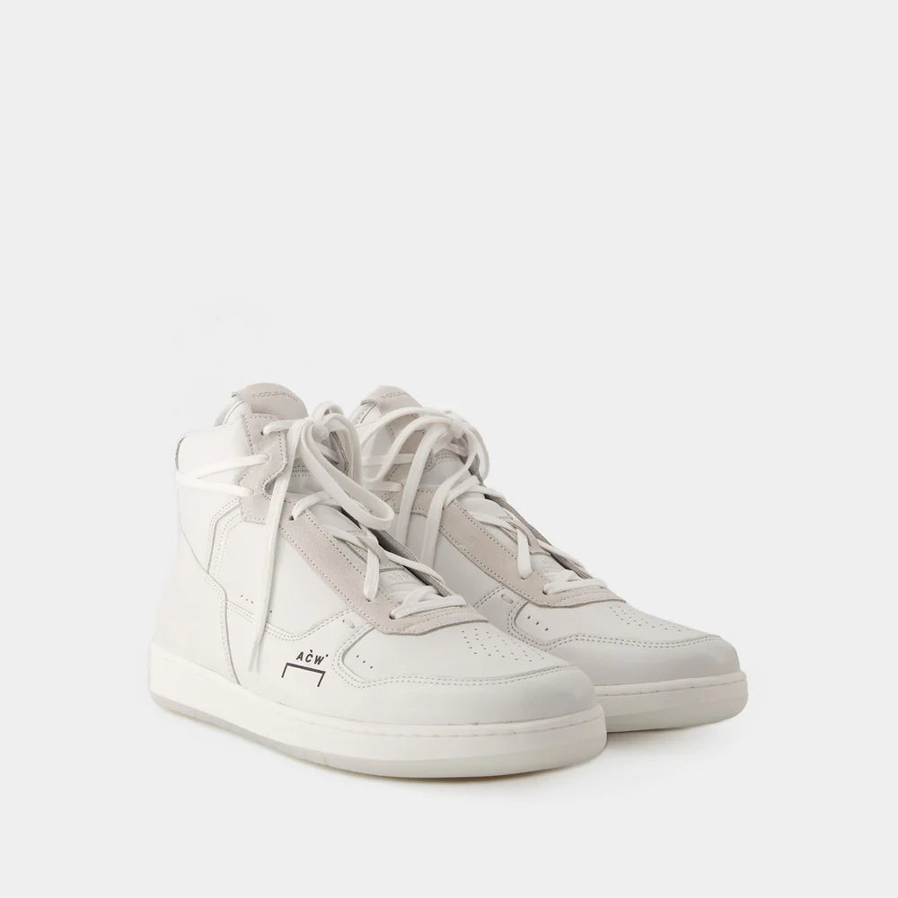 A-COLD-WALL* Luol Hi Top Sneakers - A Cold Wall- WHITE