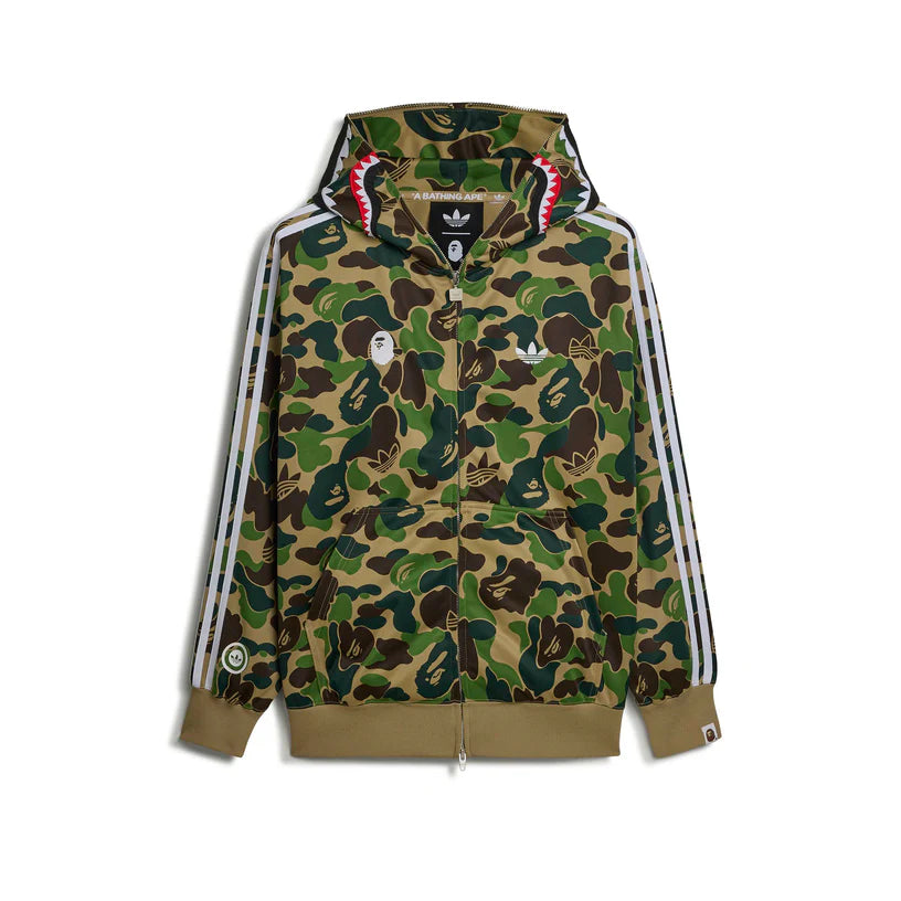 Adidas x bape shark hoodie