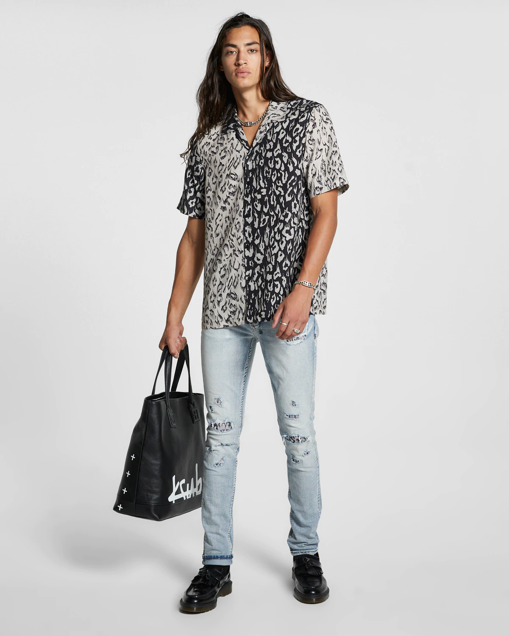 Ksubi Van Winkle Fire Patch Punk Blu