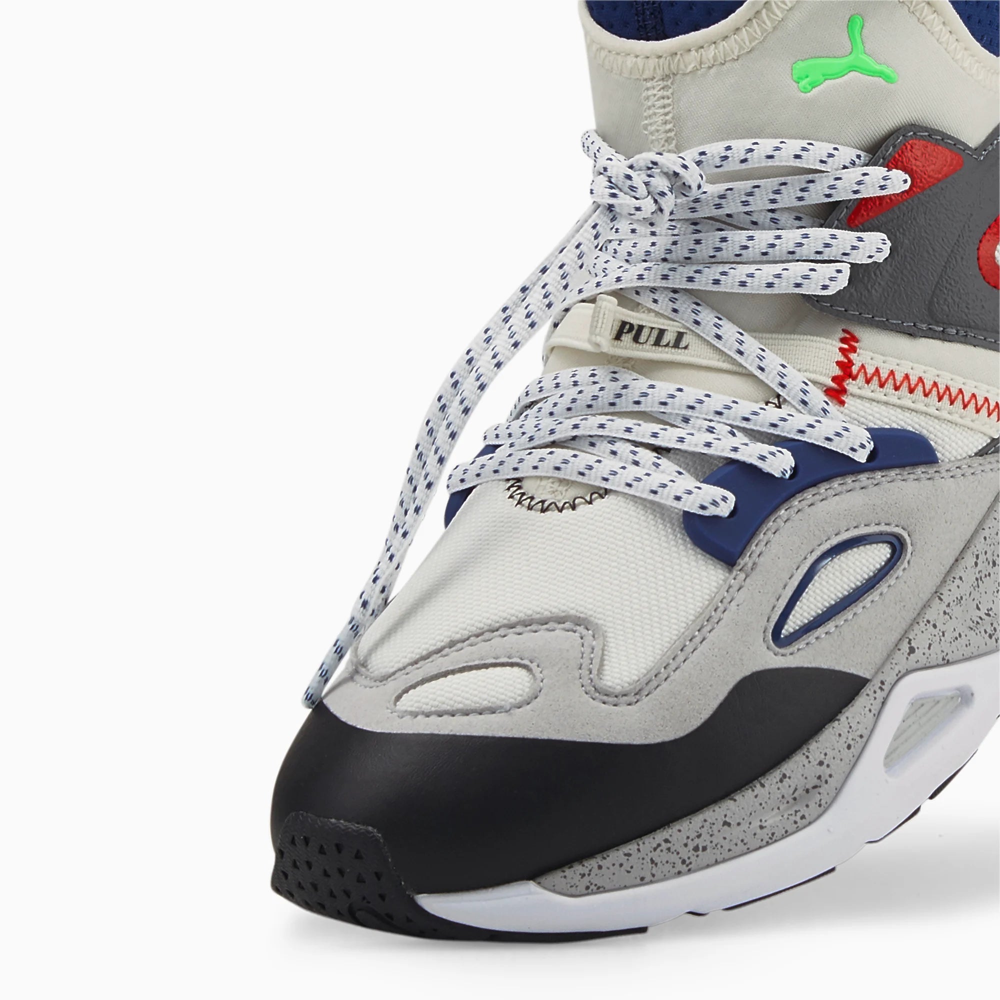 Puma TRC Blaze Mid Sneakers (Vaporous Gray/Blazing Blue)