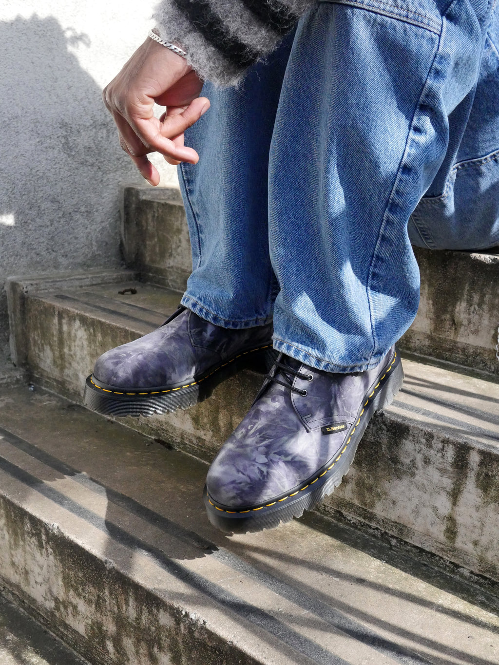 Dr. Martens X Pleasures 1461 Bex Tie Dye