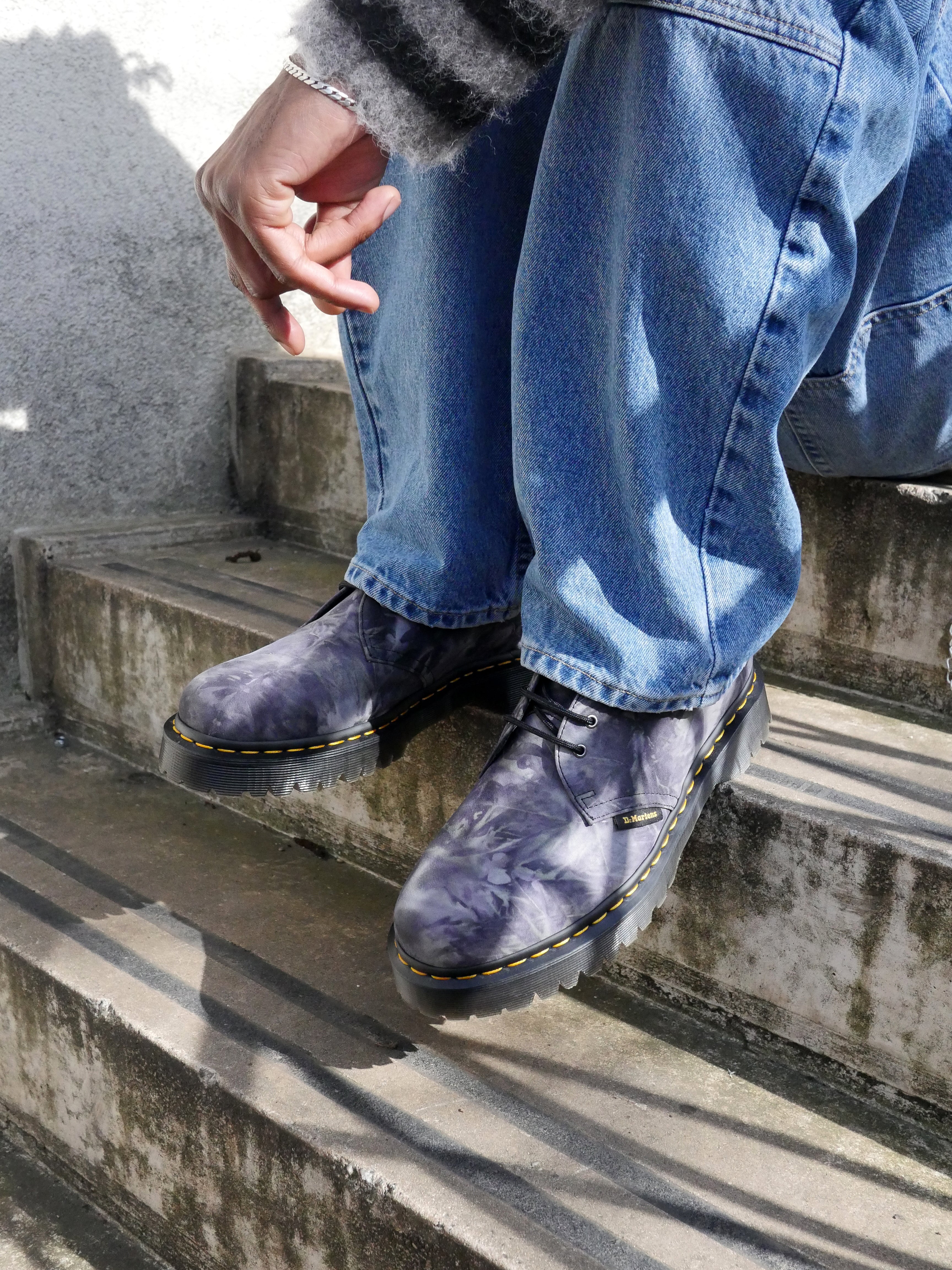 Dr. Martens X Pleasures 1461 Bex Tie Dye