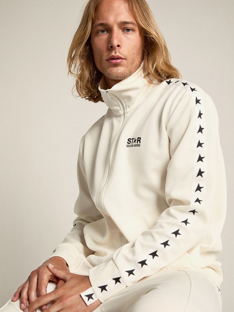 Golden Goose Star Collection Track Jacket (White)