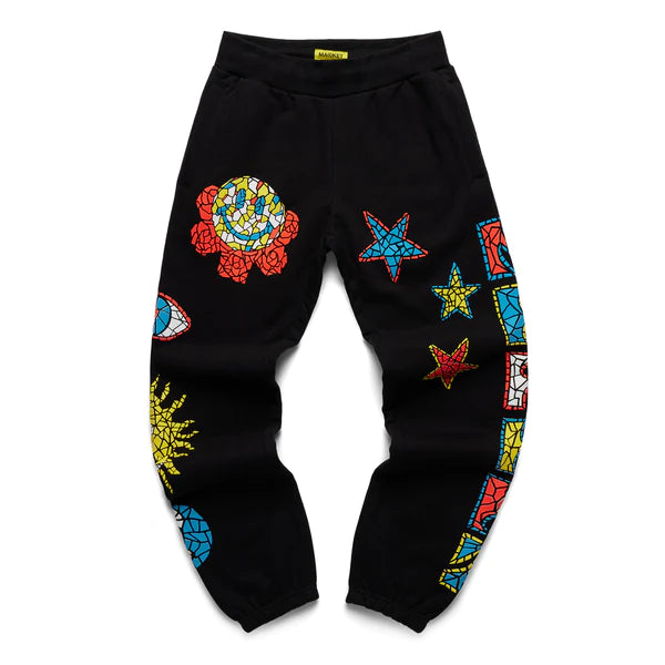 MARKET SMILEY MOSAIC SWEATPANTS