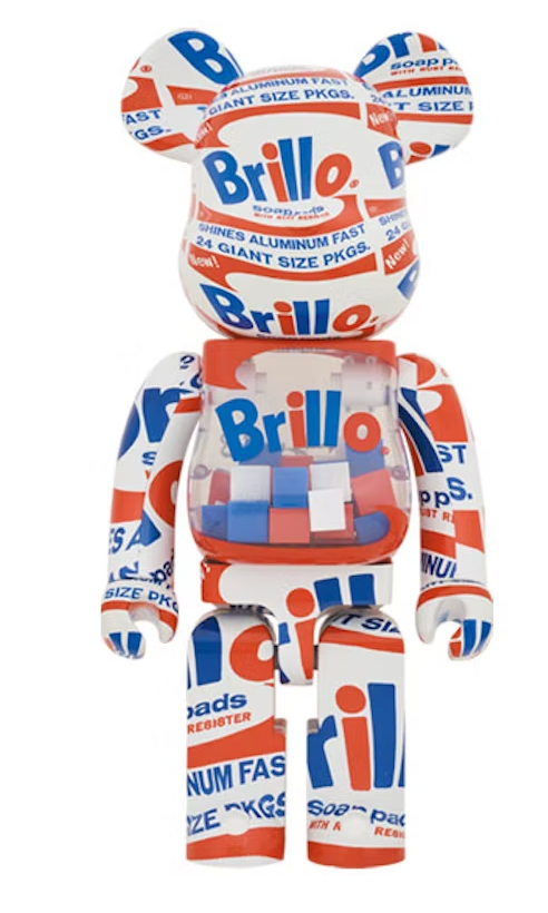 BE@RBRICK X Andy Warhol Brillo 1000%