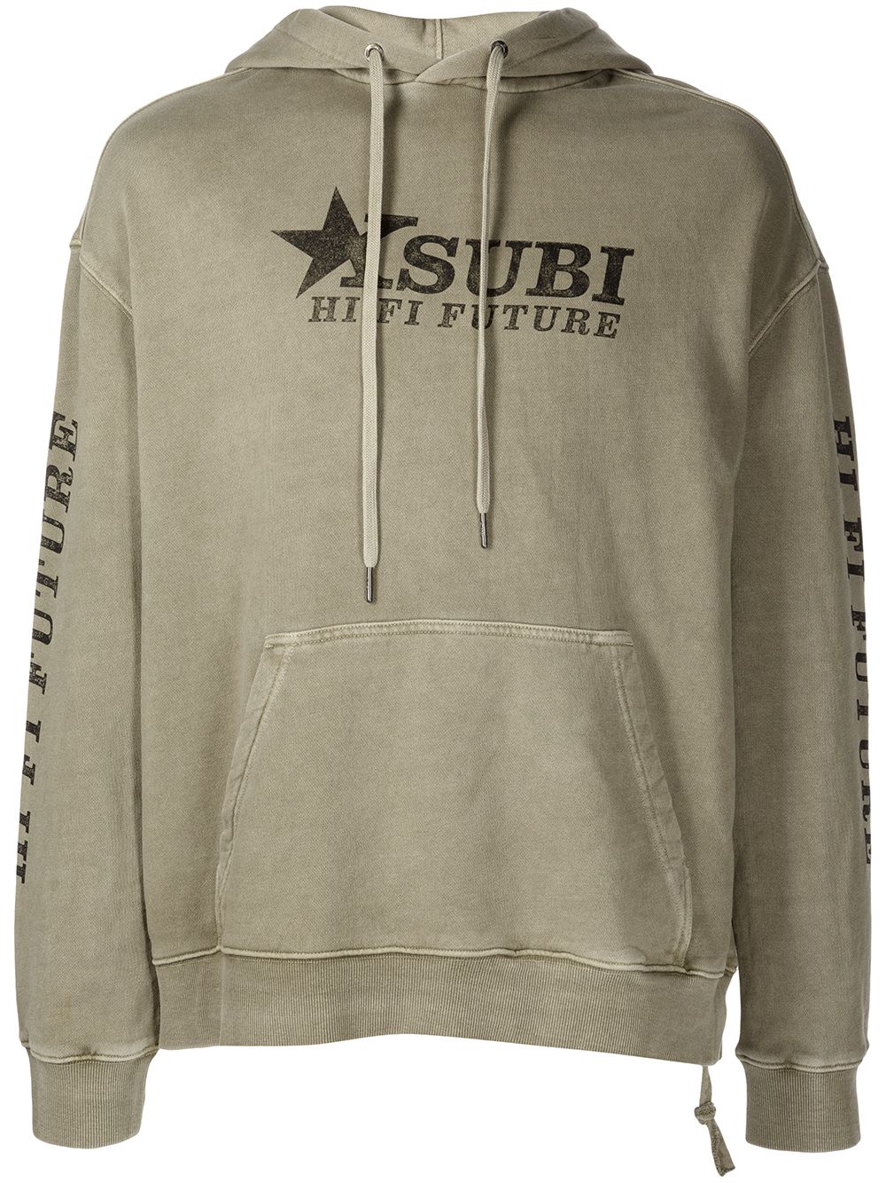KSUBI HI FI BIGGIE HOODIE FADED KHAKI