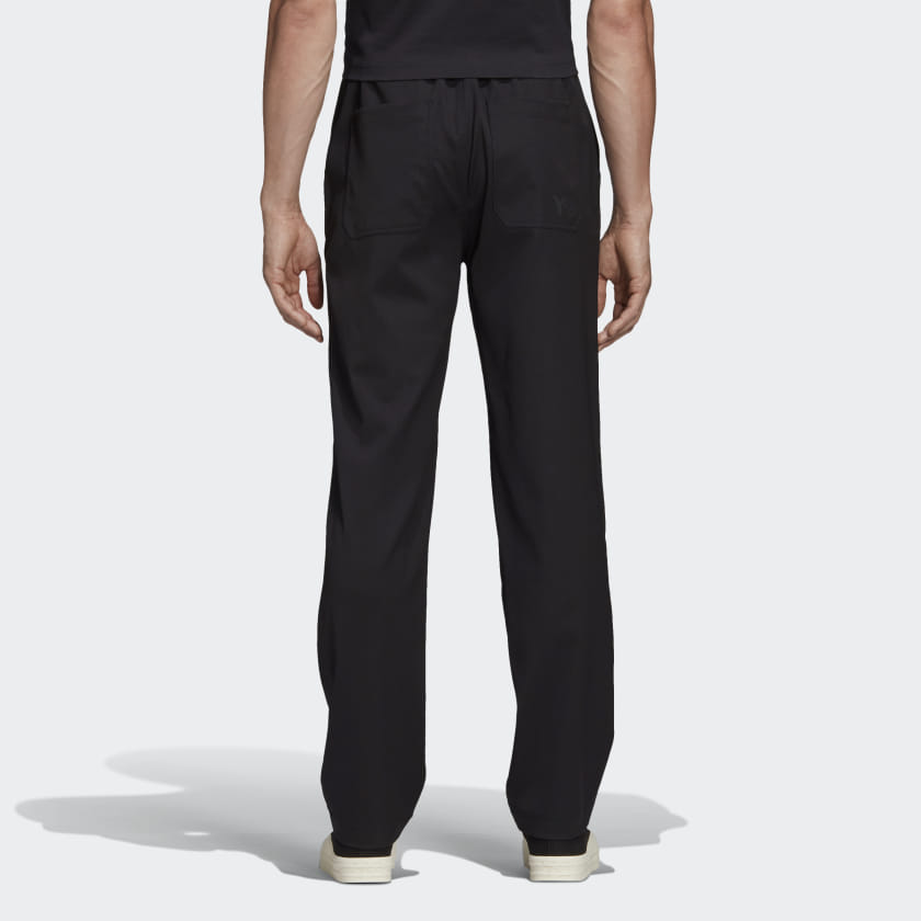 Y-3 Wool/Satin Straight Leg Pant