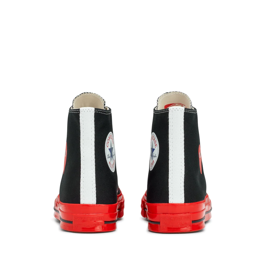 PLAY Comme des Garçons x Converse Chuck 70 High Top (Red Sole)
