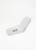 Golden Goose Star Collection Sock (White)