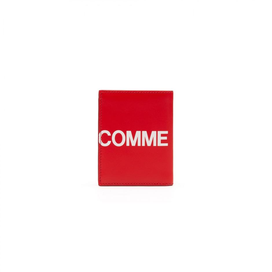 CDG Huge Logo Wallet - Red