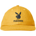 PLEASURES X PLAYBOY WOOL STRAPBACK HAT (MUSTARD)