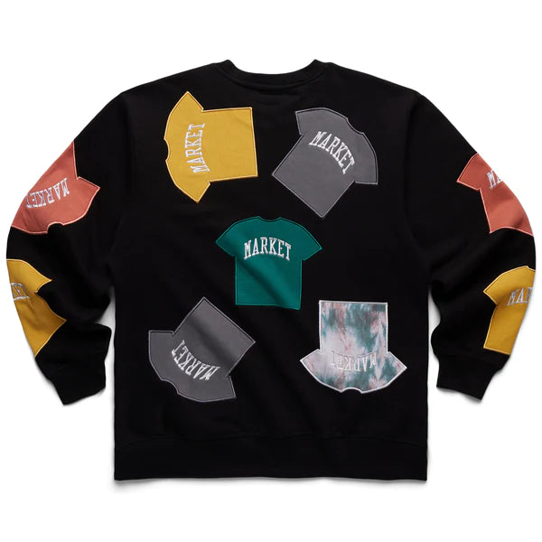 MARKET T SHIRT PATCH CREWNECK