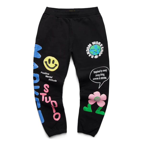 MARKET SMILEY COLLAGE SWEATPANTS