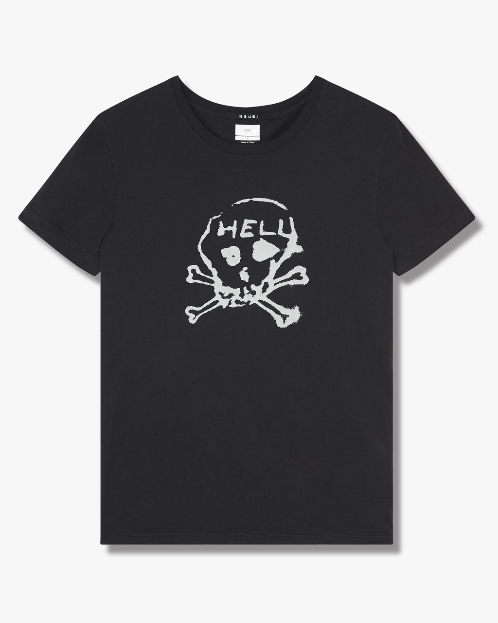 Ksubi Hell Seeing Lines SS Tee Jet Black
