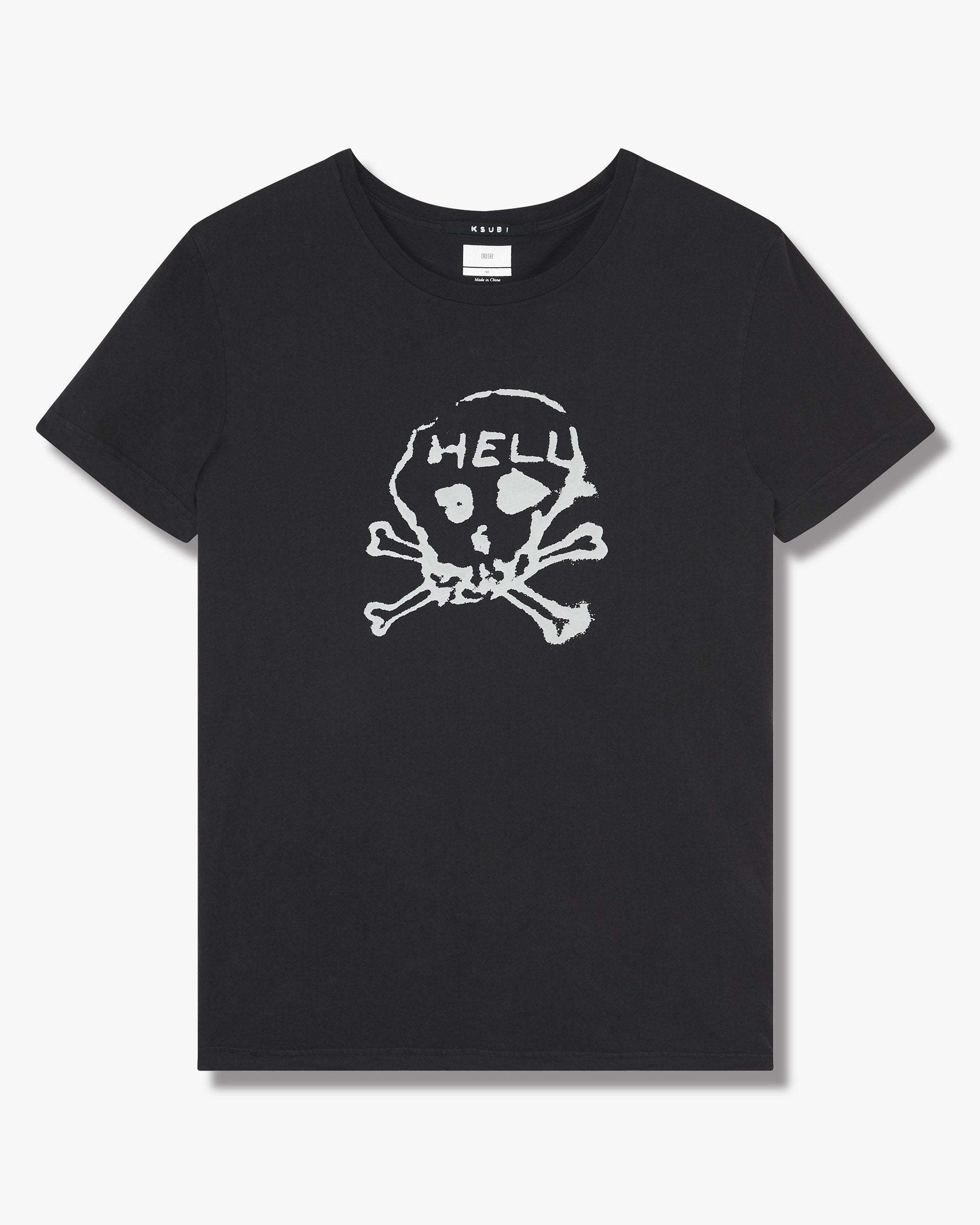 Ksubi Hell Seeing Lines SS Tee Jet Black