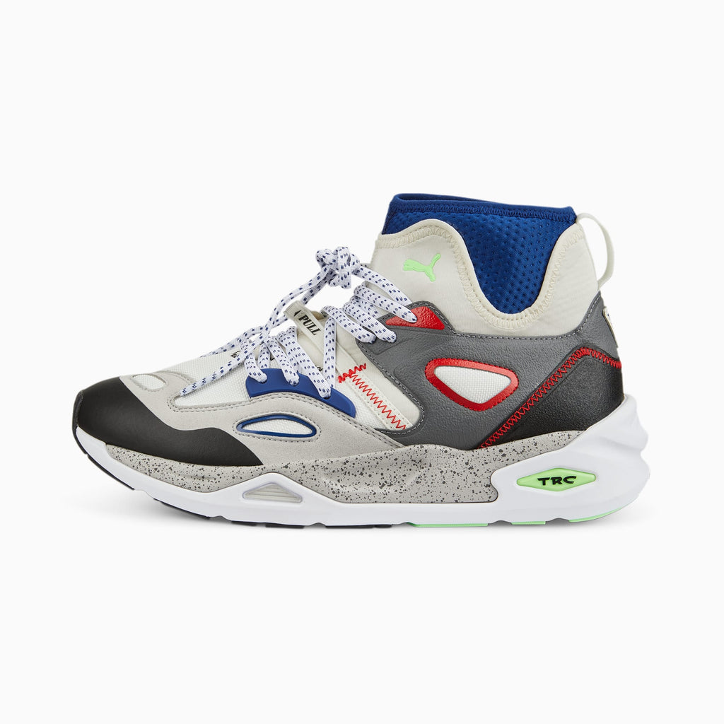 Puma TRC Blaze Mid Sneakers (Vaporous Gray/Blazing Blue)