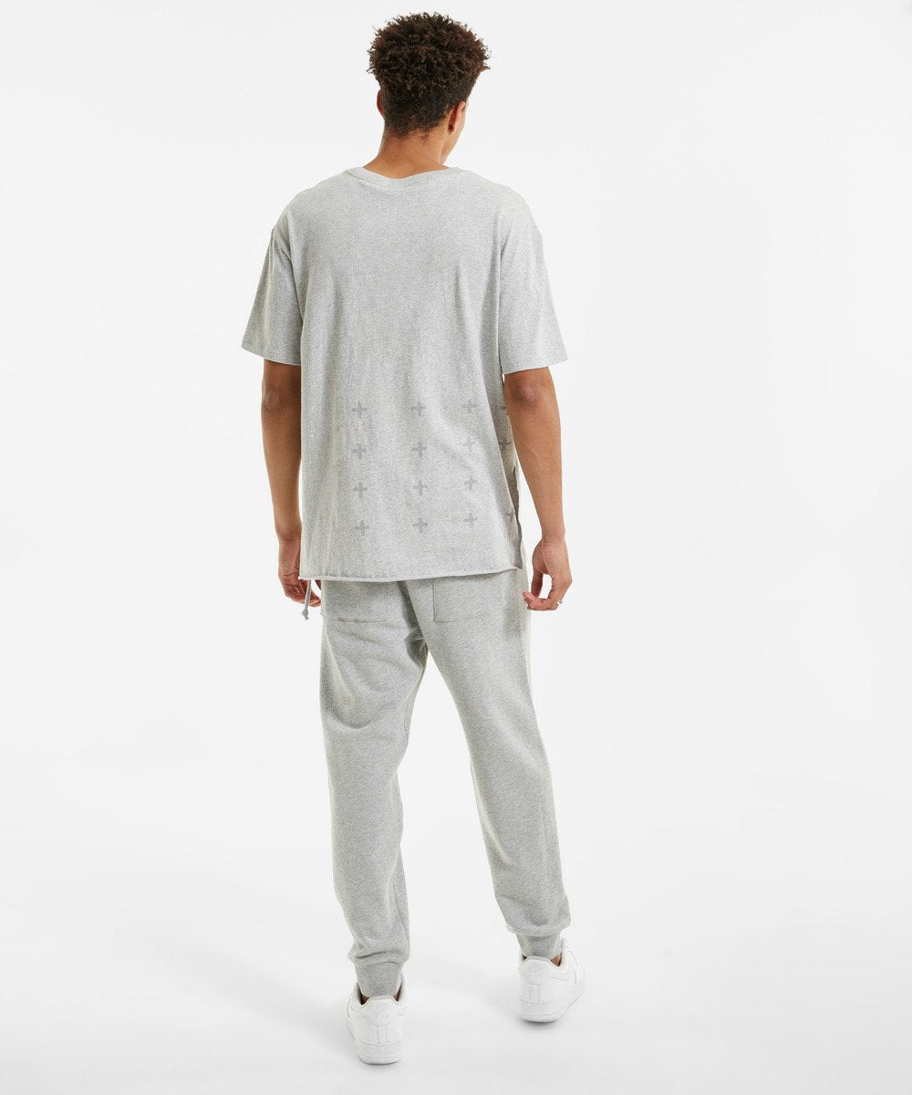 Ksubi 4 x 4 Biggie SS Tee Grey Marle