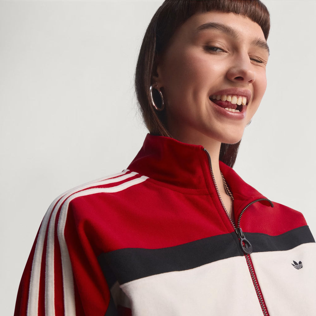Adidas blocking track jacket