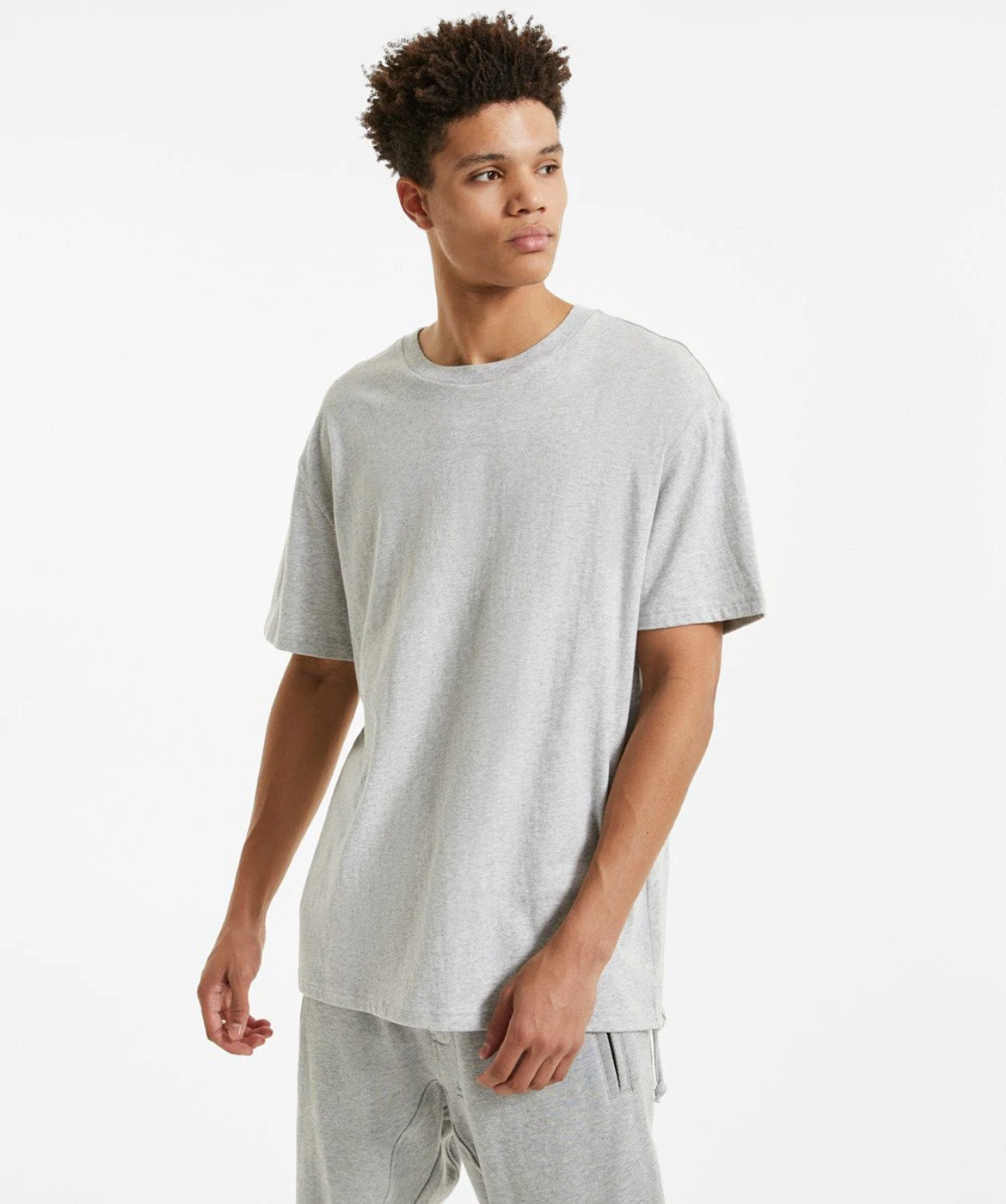 KSUBI 4x4 BIGGIE SS TEE LIGHT GREY MARLE