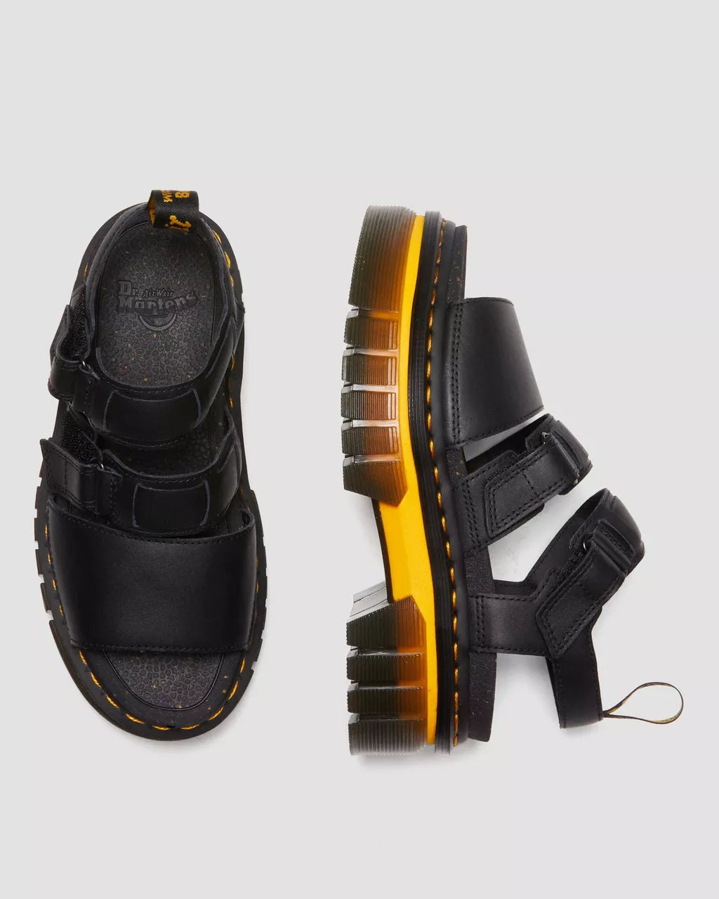 Dr. Martens Ricki 3 Strap Sandal (Contrast Sole)