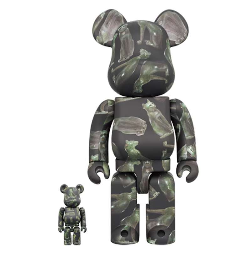 BE@RBRICK X GAYER-ANDERSON CAT (BRITISH MUSUEM) 400% & 100%