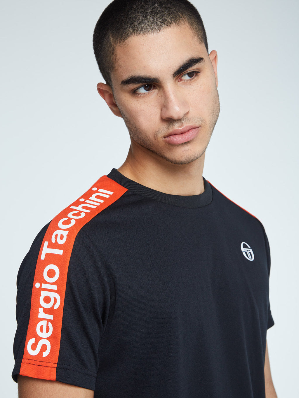 Sergio Tacchini Fascia PL T-Shirt-Black/Orange