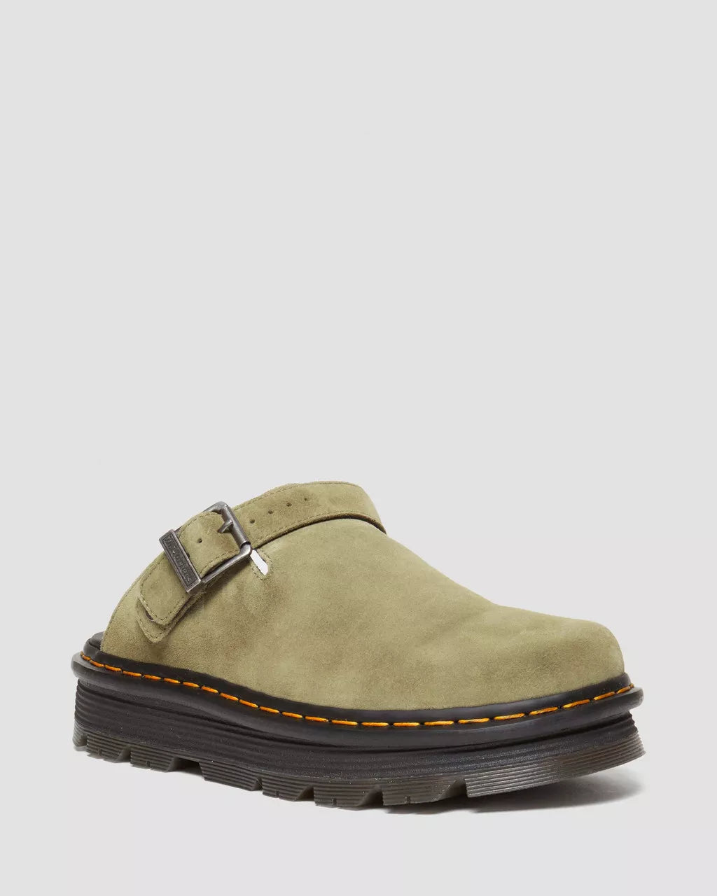 DR. MARTEN ZEBZAG SUEDE CASUAL SLINGBACK PLATFORM MULES