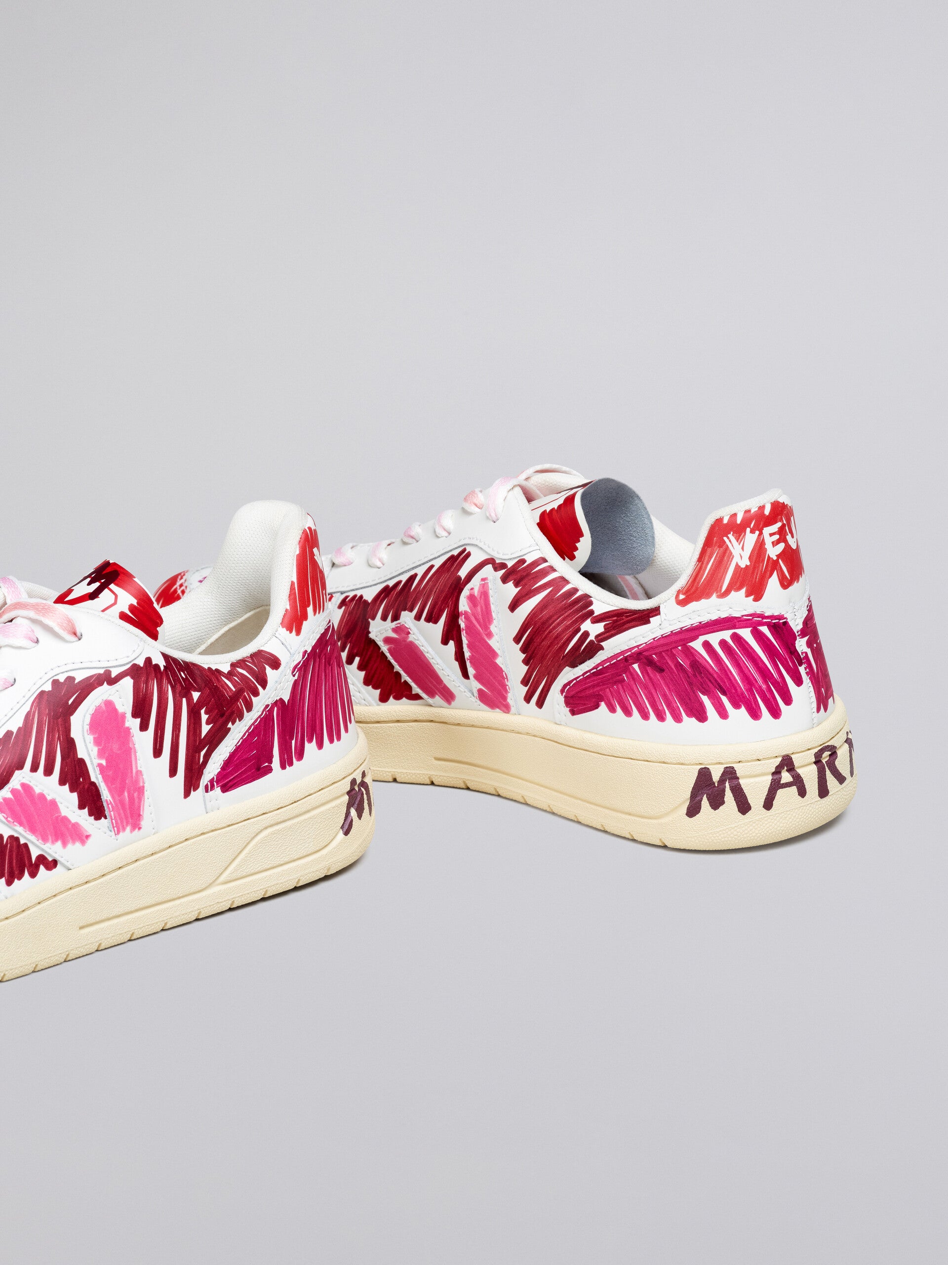 Veja x Marni V-10 Leather Marsala