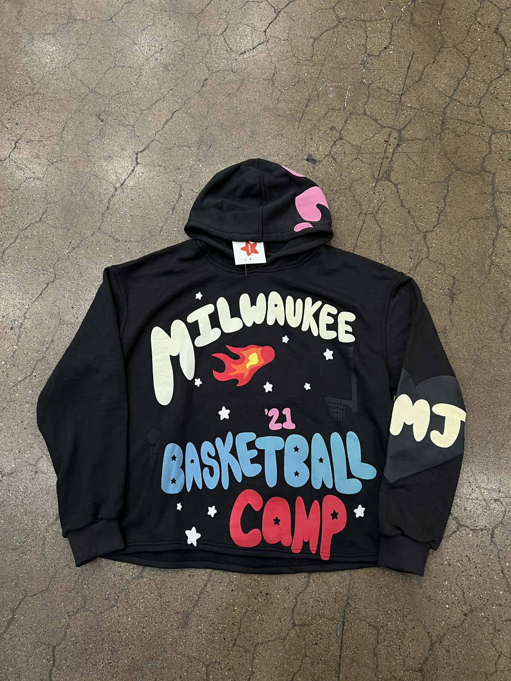 Sneex x AULBLACK MKE BBALL CAMP Hoodie - Grey