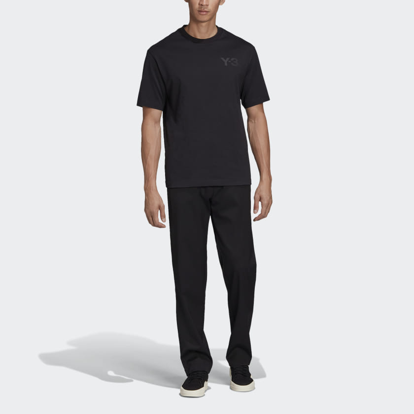 Y-3 Wool/Satin Straight Leg Pant