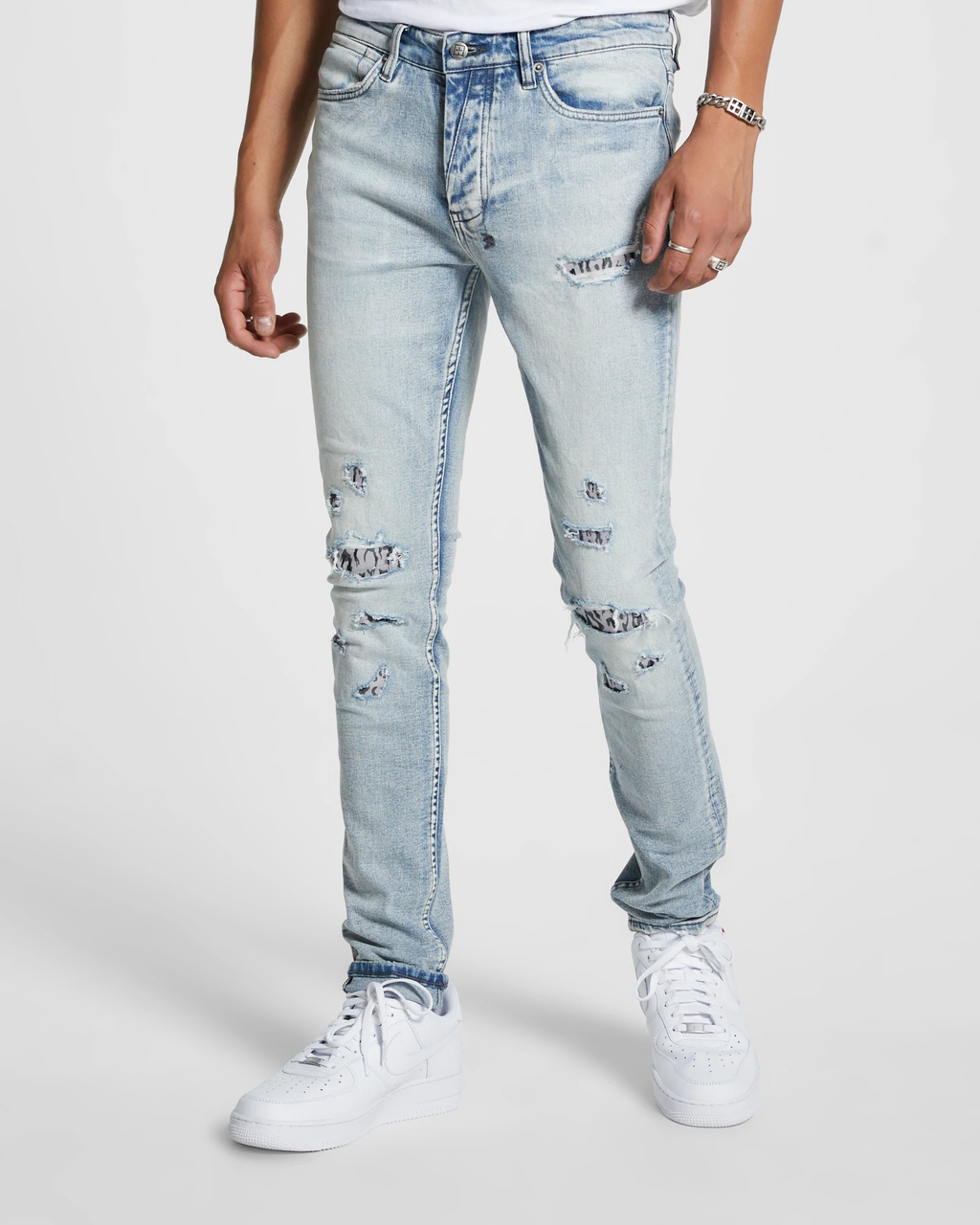 Ksubi Van Winkle Fire Patch Punk Blu