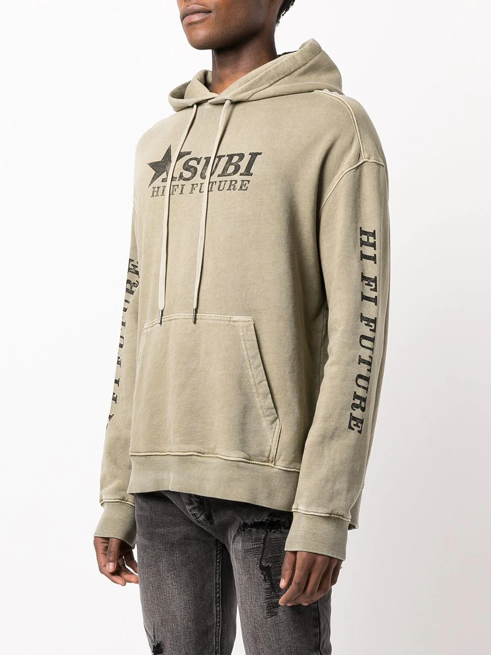 KSUBI HI FI BIGGIE HOODIE FADED KHAKI