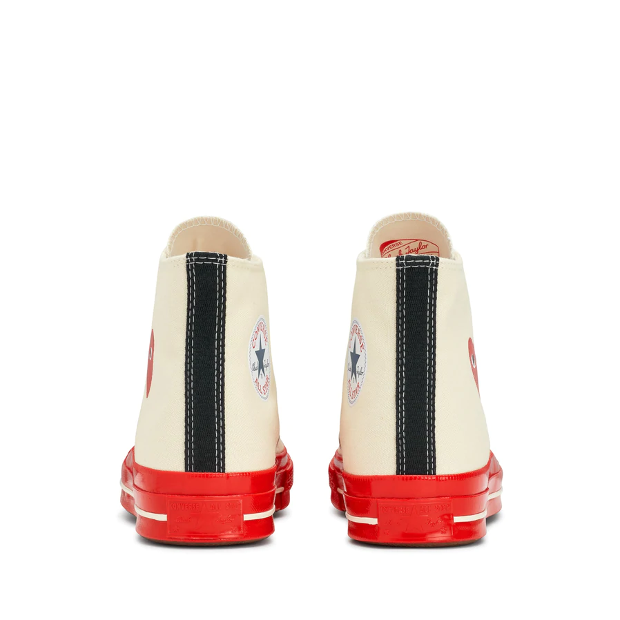 PLAY Comme des Garçons x Converse Chuck 70 High Top (Red Sole)