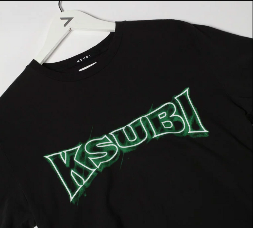KSUBI NEON KASH SS TEE JET BLACK