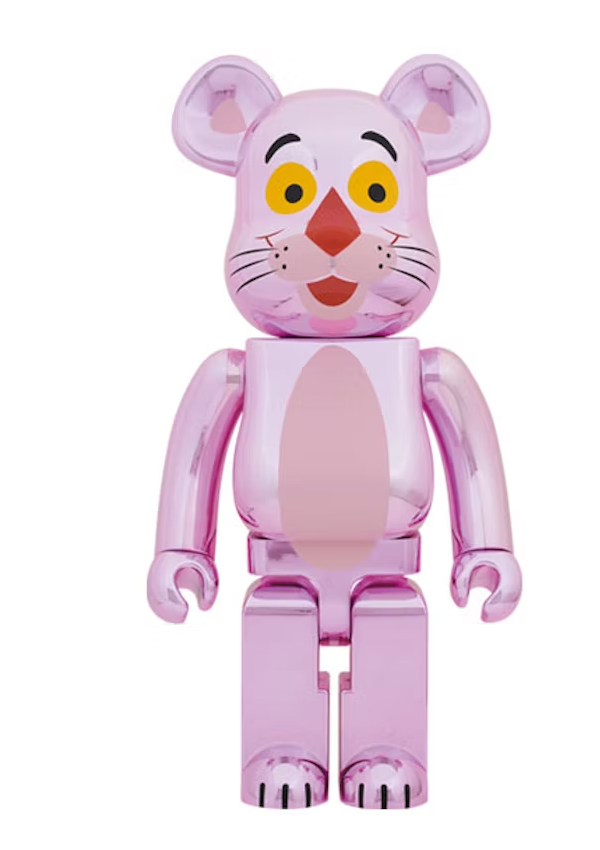 BE@RBRICK X Pink Panther Chrome Version 1000%