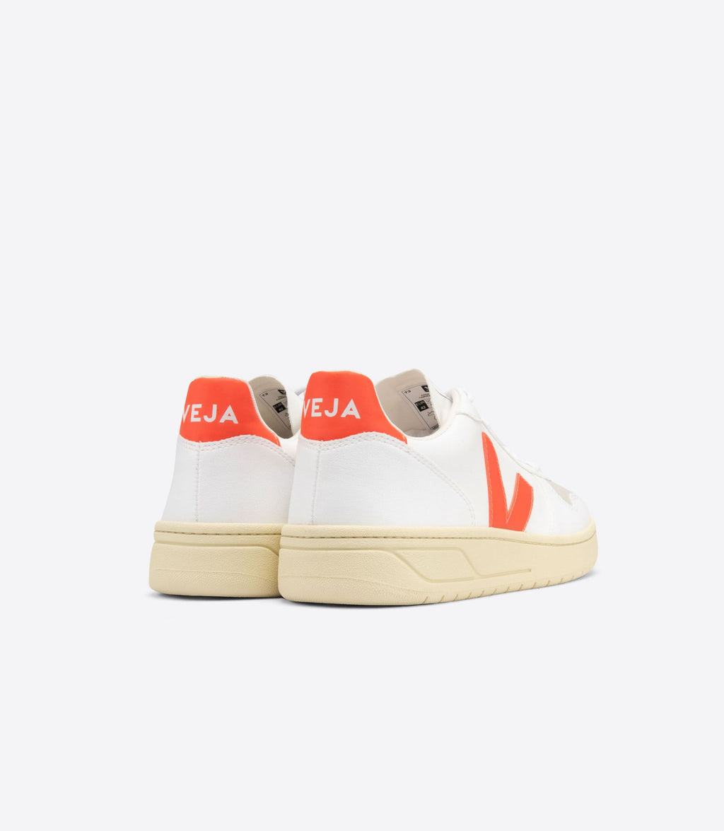 Veja V-10 CWL White Orange Fluo Butter Sole