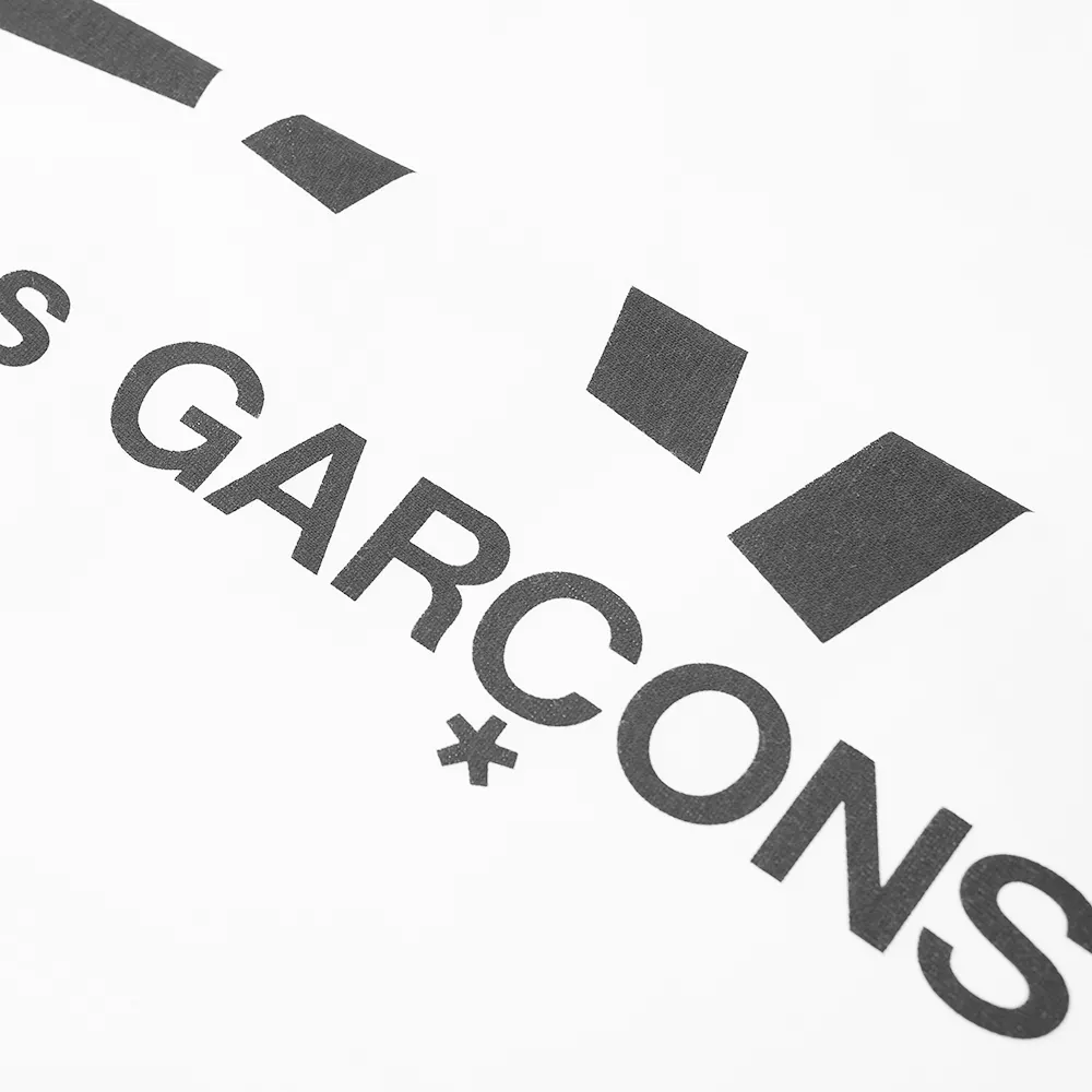 CDG Play Comme des Garçons Big Heart Long Sleeve (White)