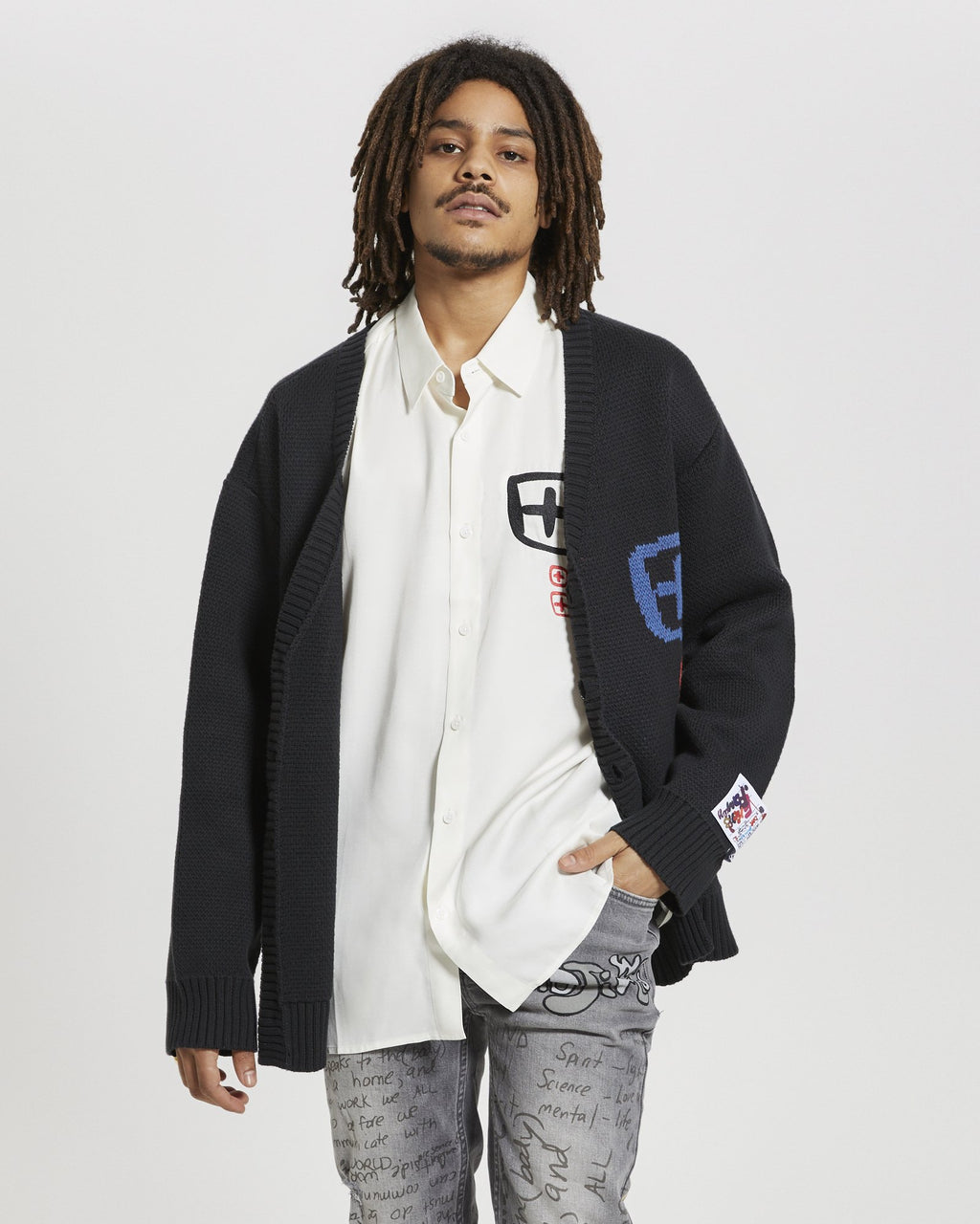 Ksubi Bee Careful Ls Shirt Ecru