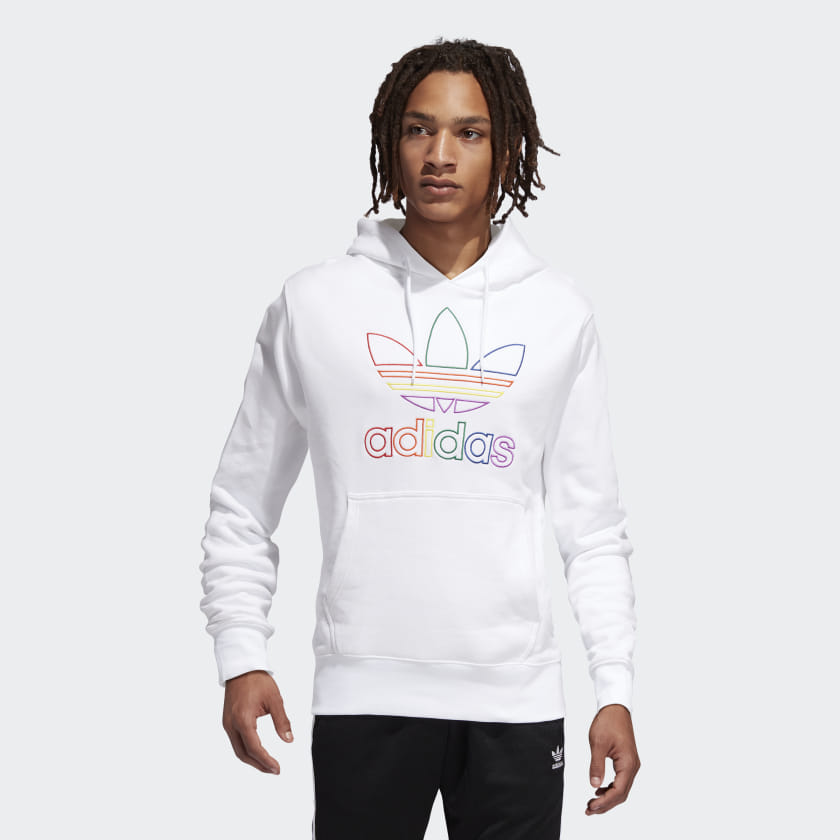 Adidas Pride Trefoil Outline Hoodie