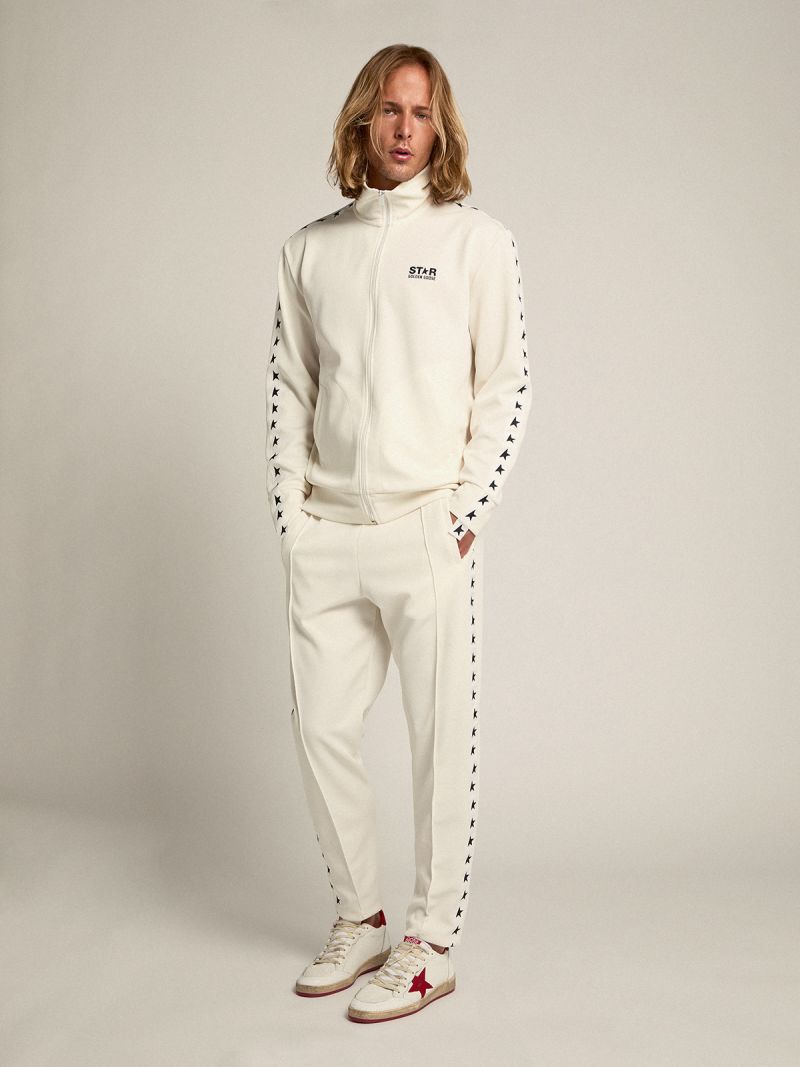 Golden Goose Star Collection Track Jacket (White)