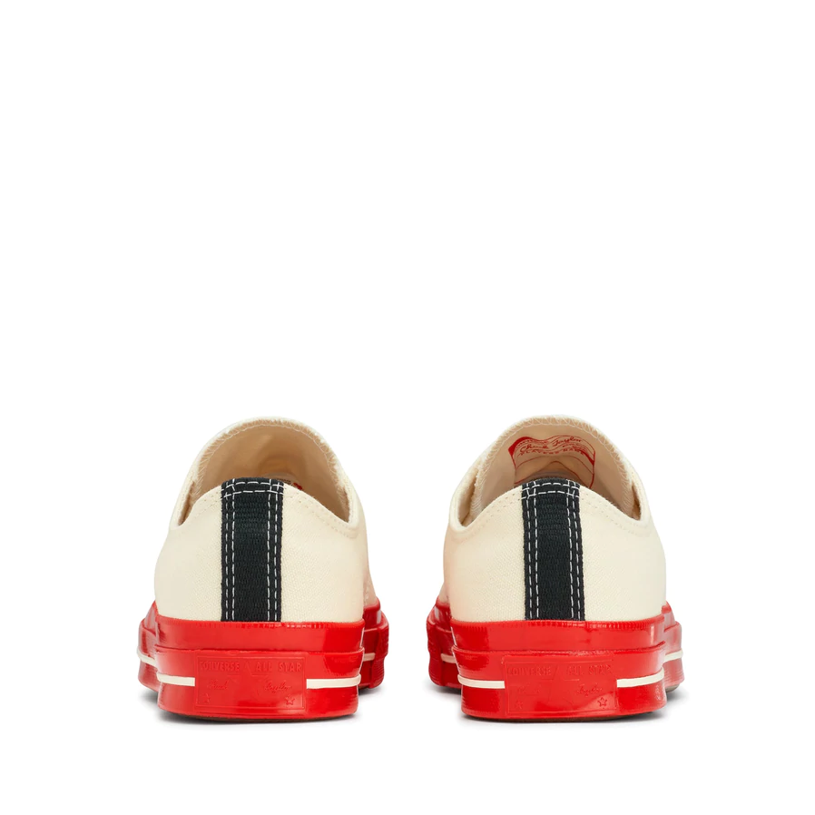 PLAY Comme des Garçons x Converse Chuck 70 Low Top (Red Sole)