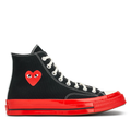 PLAY Comme des Garçons x Converse Chuck 70 High Top (Red Sole)