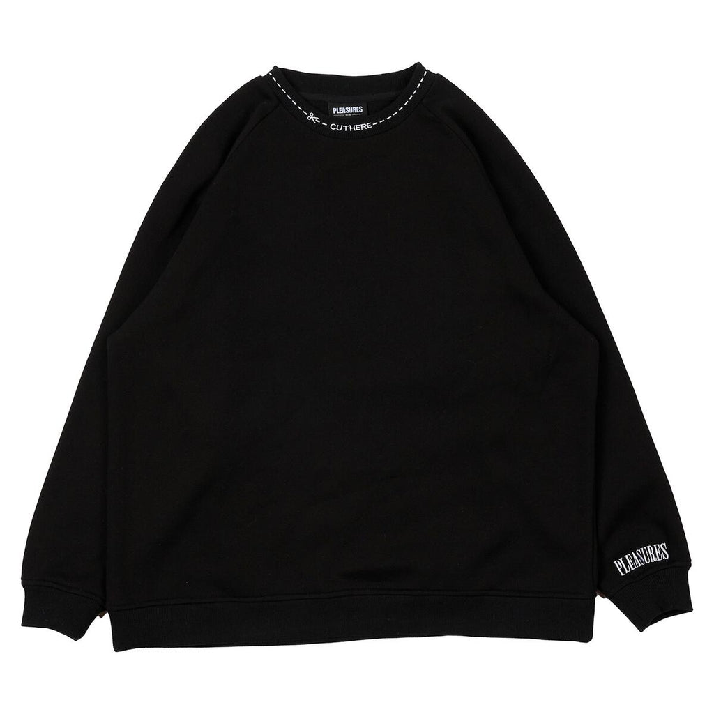 Pleasures Cut Here Raglan Crewneck