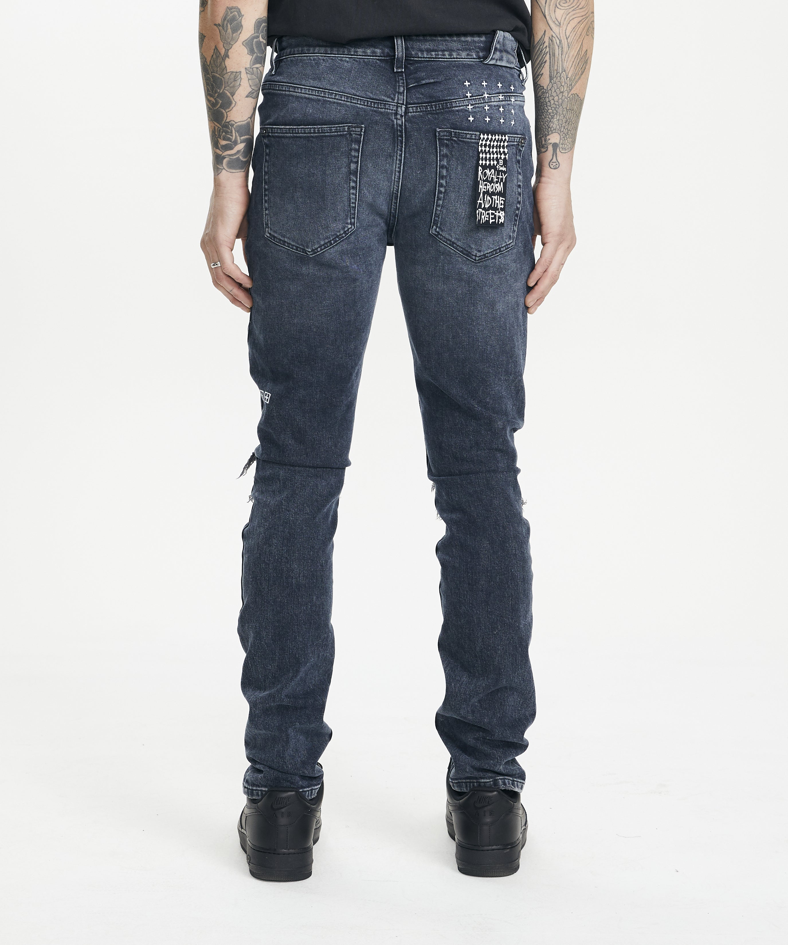 Ksubi Chitch Blue Kolla Slashed