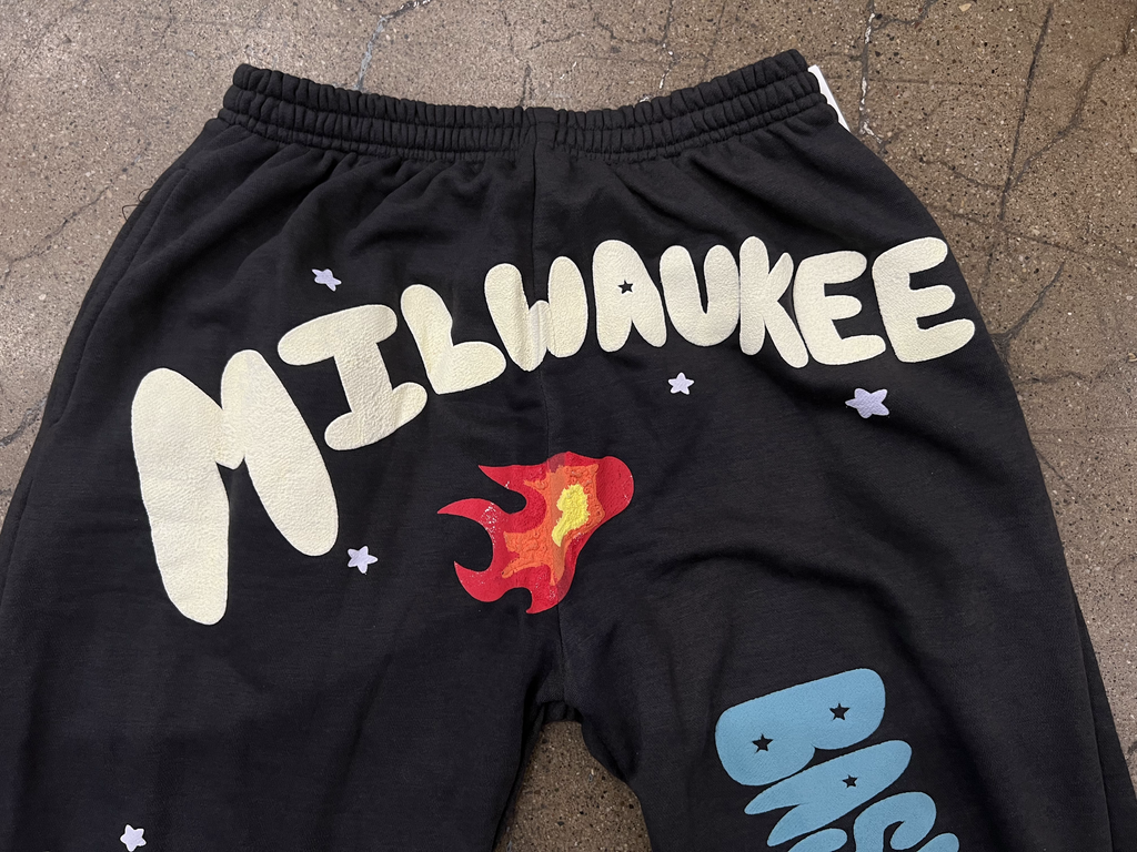 Sneex x AULBLACK MKE BBALL CAMP Pants - Grey