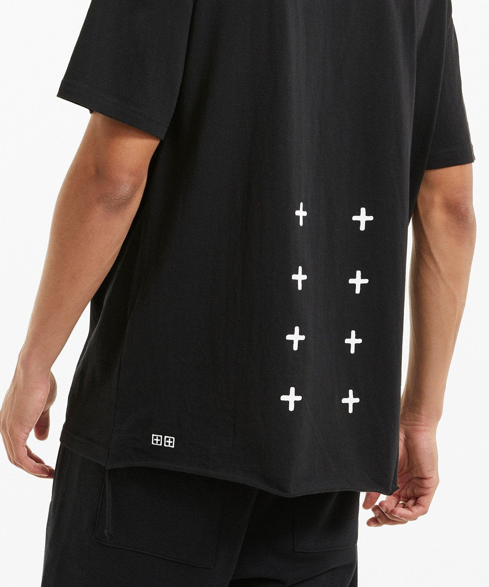 Ksubi 4 x 4 Biggie SS Tee Jet Black