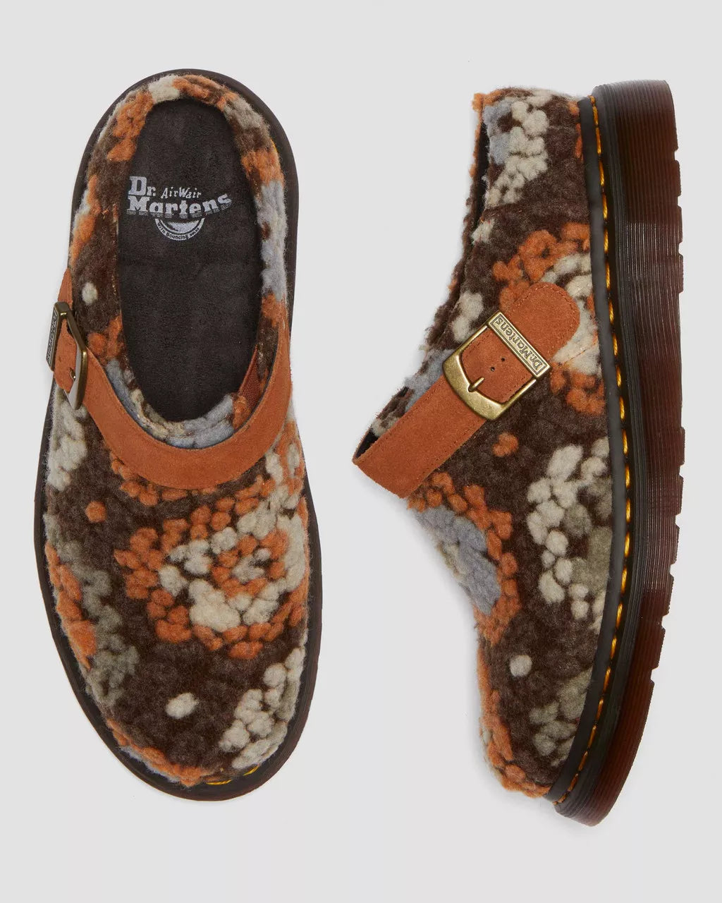 Dr Martens Isham Crochet Wool and Suede