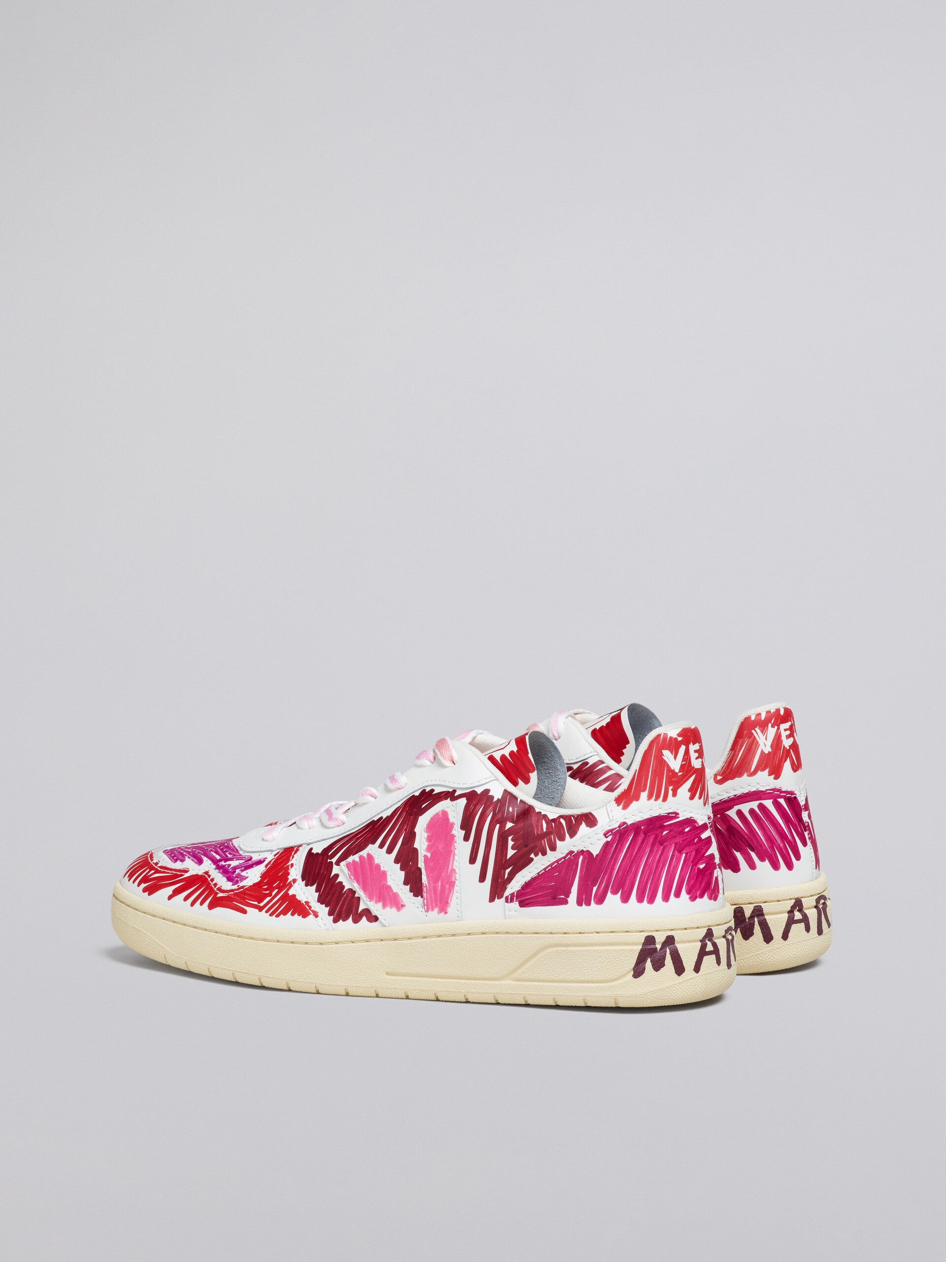 Veja x Marni V-10 Leather Marsala