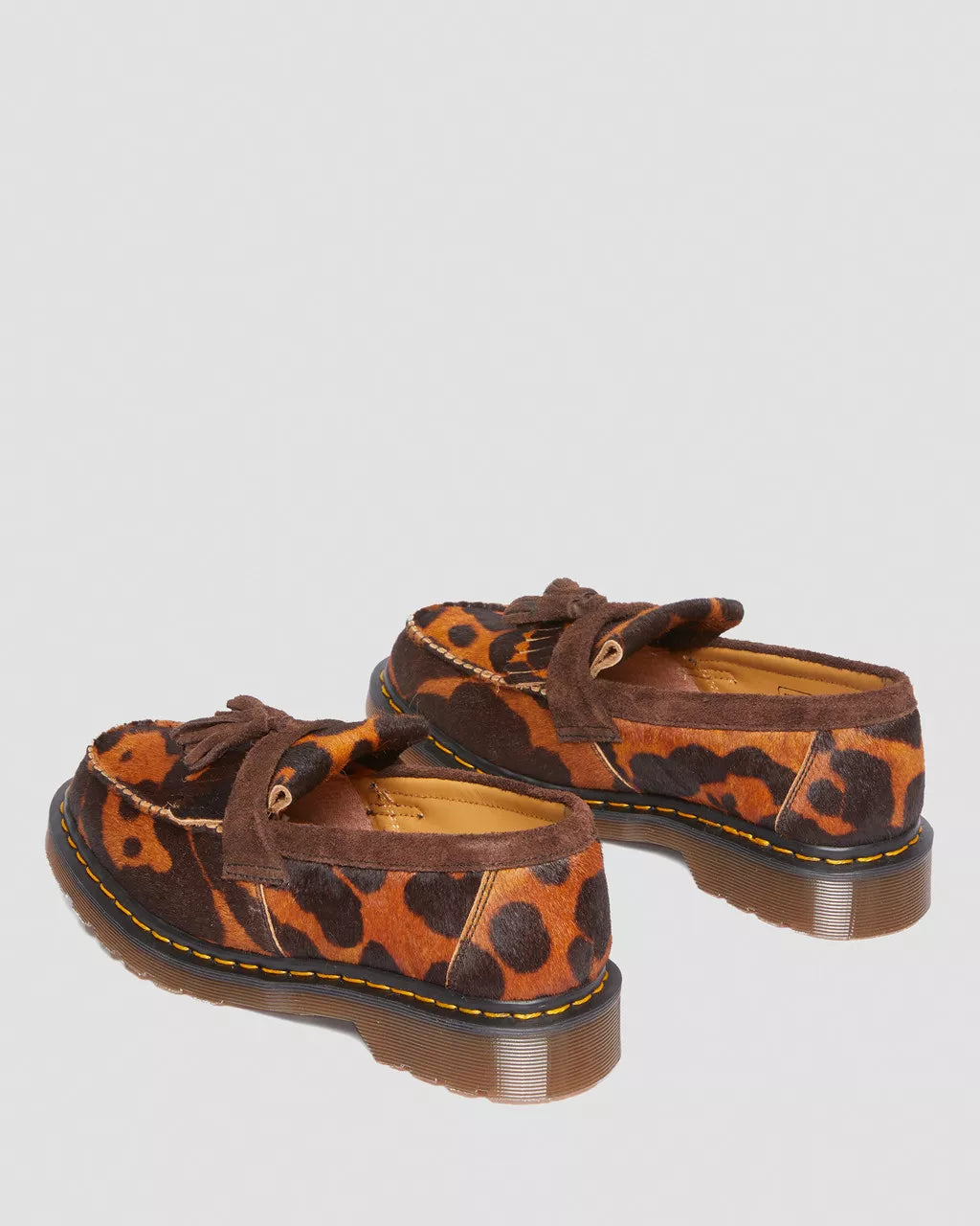 DR. MARTENS ADRIAN MADE IN ENGLAND HAIR ON TASSEL LOAFERS