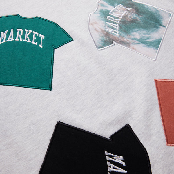 MARKET T SHIRT PATCH CREWNECK